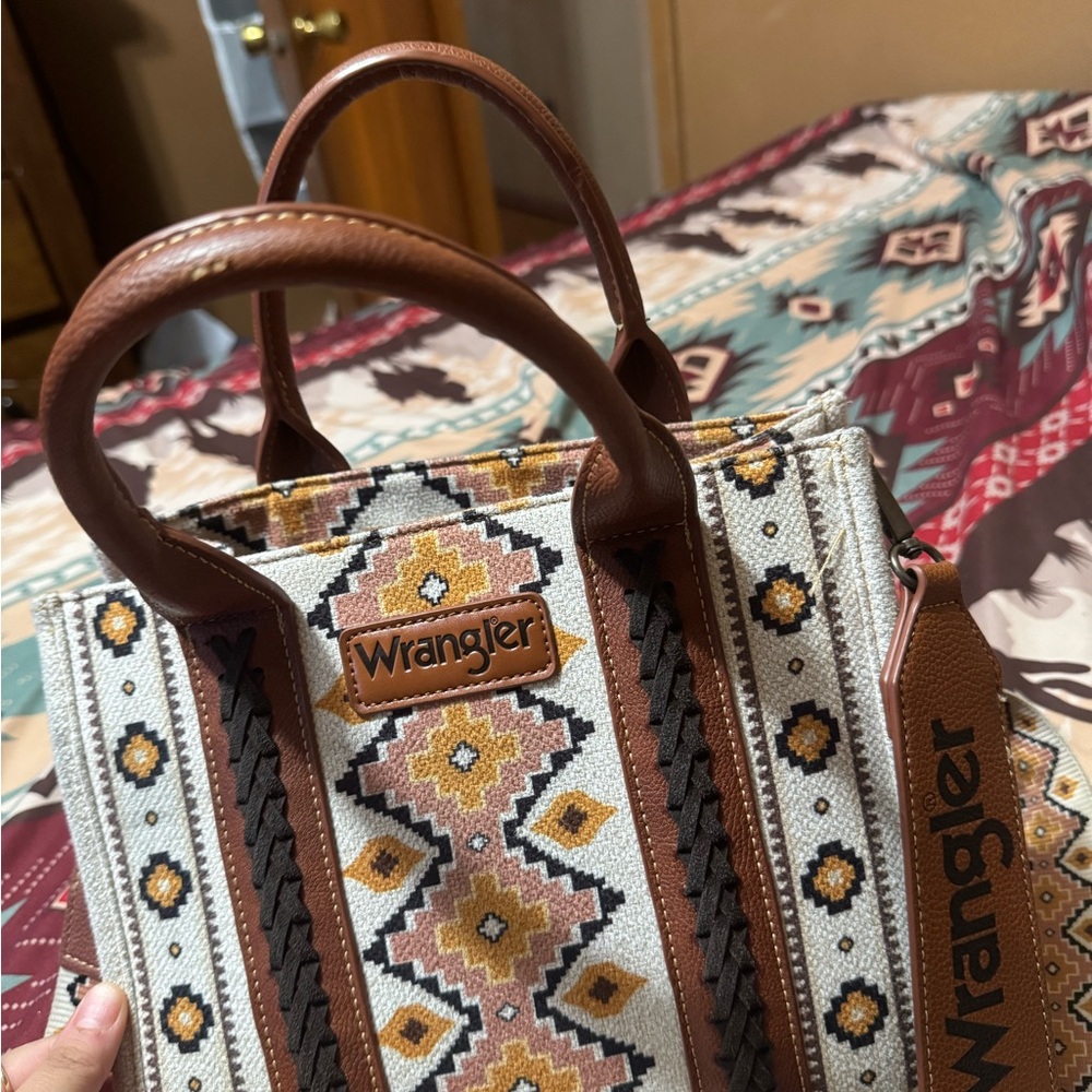 Wrangler Women's Geometric Pattern Tote